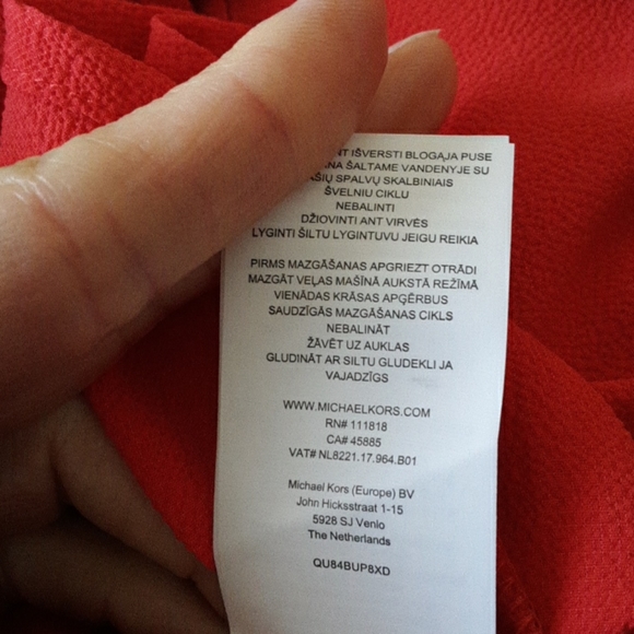 Michael Kors Sleeveless Riveted Top,SZ Lg, EUC - Picture 13 of 15